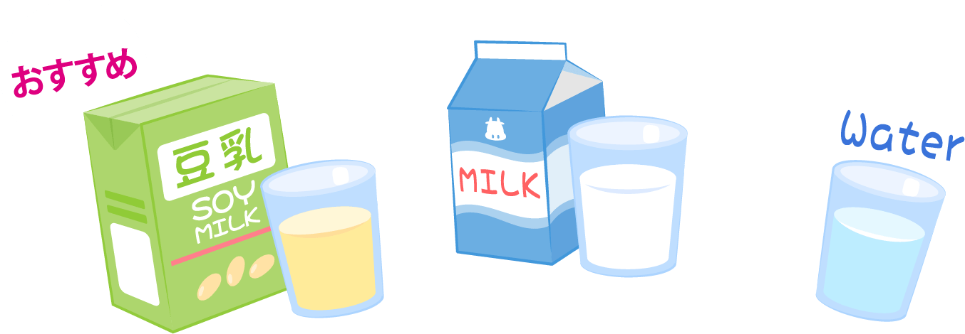 おすすめ 豆乳SOY MILK MILK Water