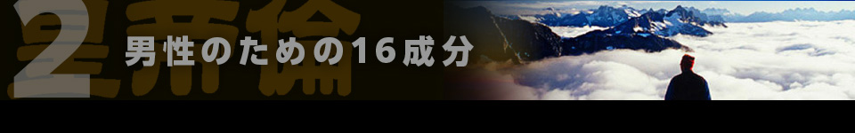 2男性のための16成分