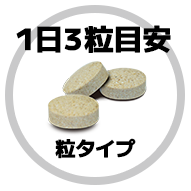 メタプラス ウエストマックスは1日3粒目安の粒タイプ