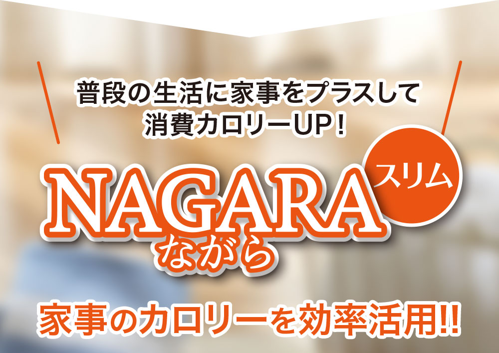 普段の生活に家事をプラスして消費カロリーＵＰ！ながらスリム。家事のカロリーを効率活用!!