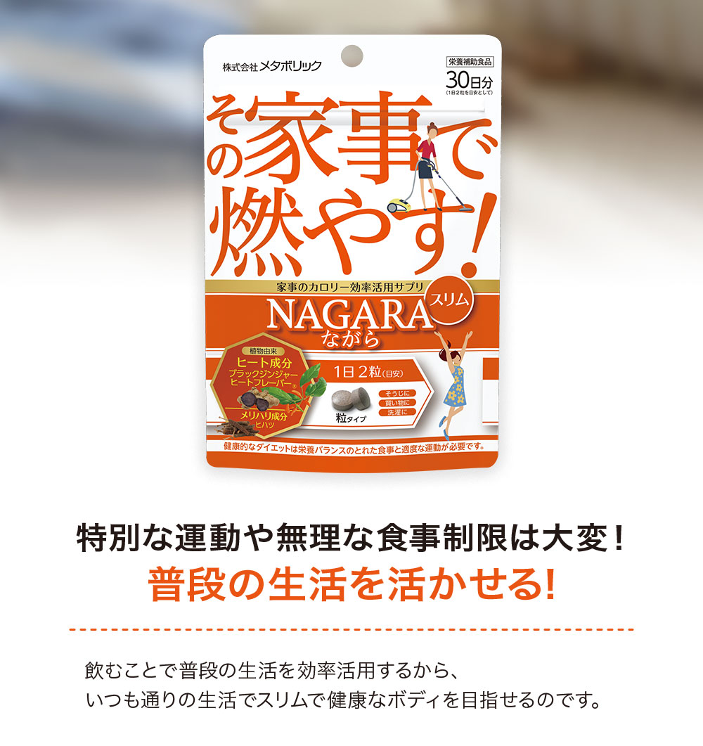 特別な運動や無理な食事制限は大変！普段の生活を生かせる！飲むことで普段の生活を効率活用するから、いつも通りの生活でスリムで健康なボディを目指せるのです。