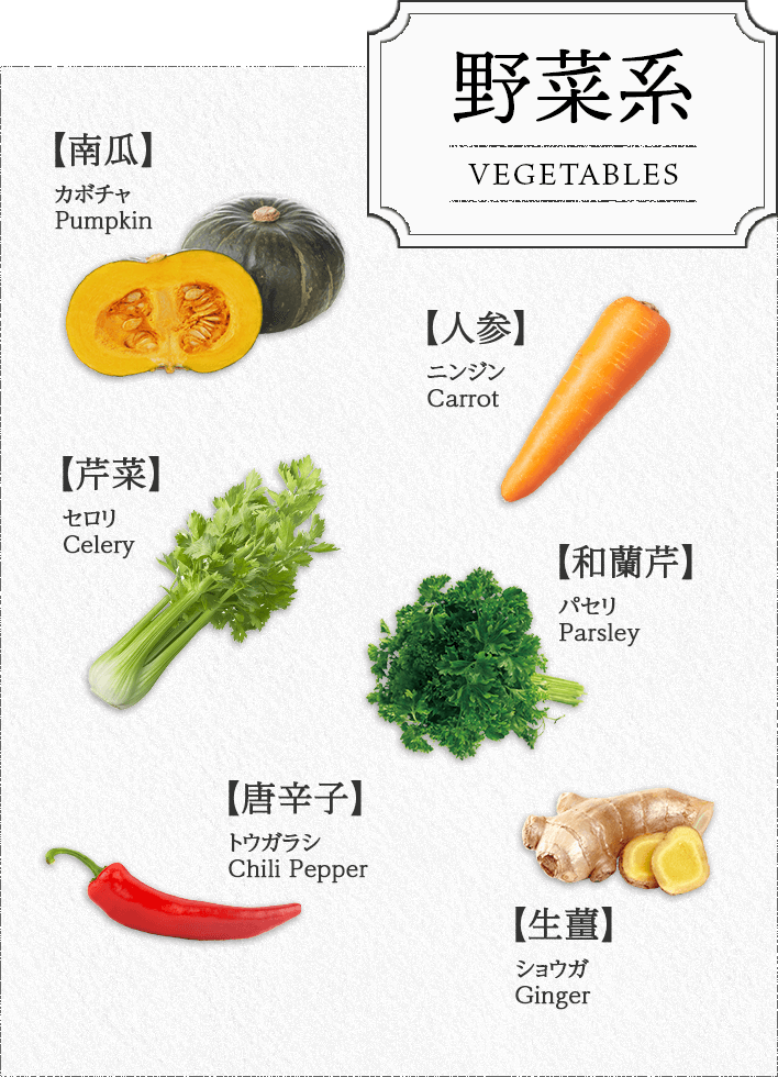 野菜系 VEGETABLES