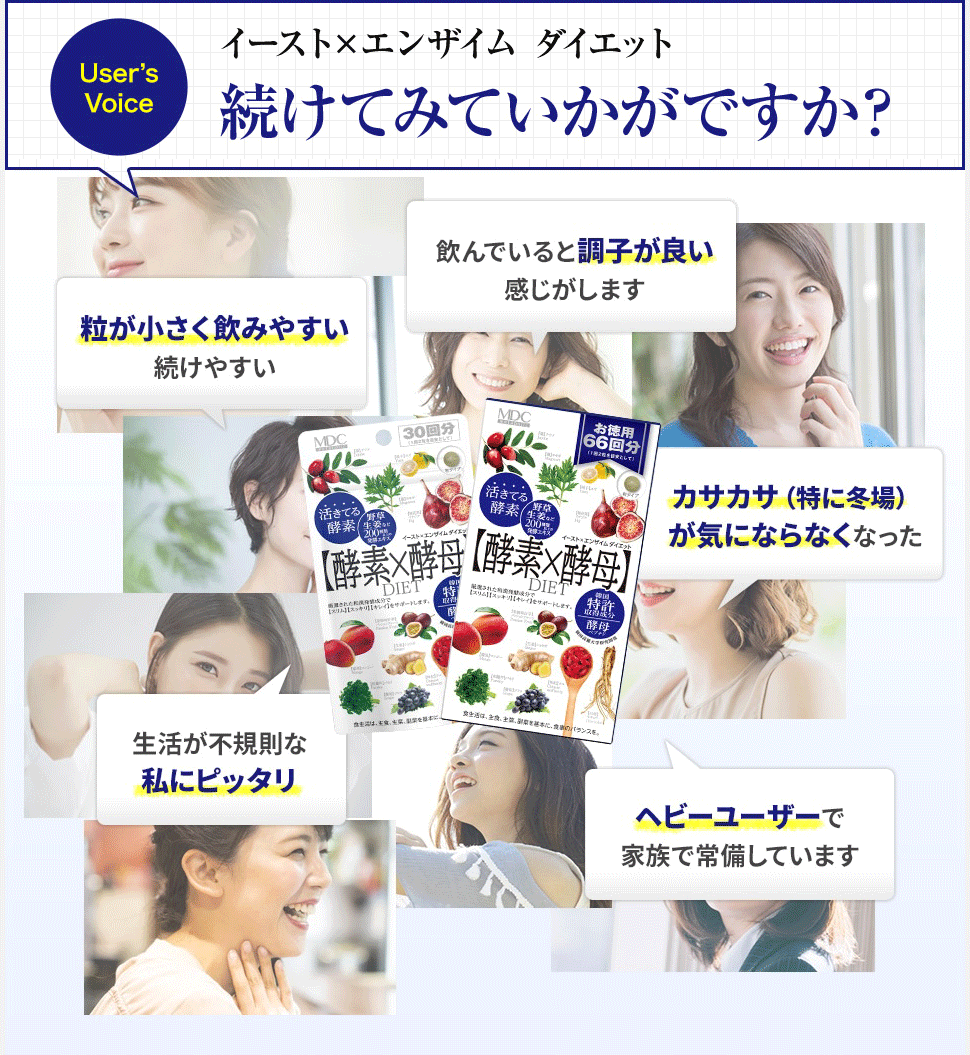 イースト×エンザイム ダイエット 続けてみていかがですか？